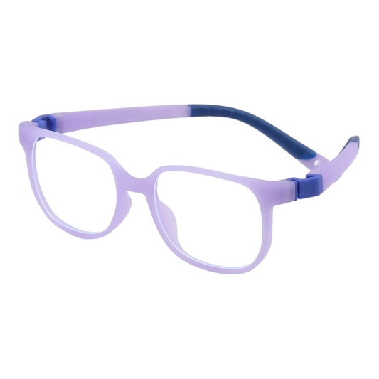 EVORA Digi Hooper Kids Eyewear – Model XW006 | Size 45-17-139 | Light Purple - EVORA