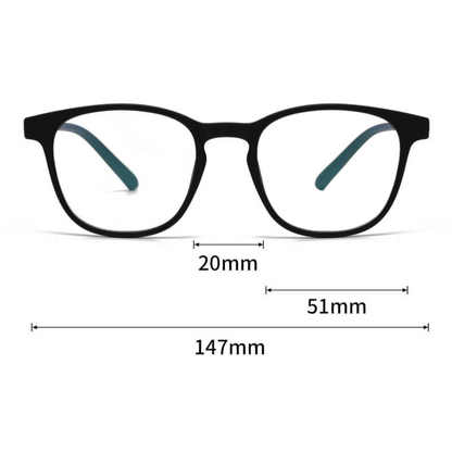 EVORA Hustle Switch – 2-in-1 Magnetic Clip-On Eyewear (TR90 Flexible Frame) | Color : Black | Tint : Black/Yellow - EVORA