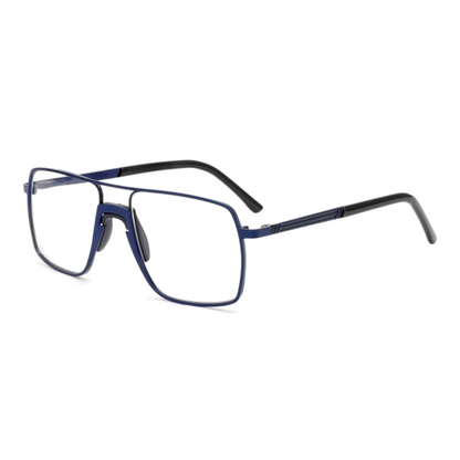 EV30006 Lightweight Metal Eyeglasses | Stylish Rectangle Frames for Men & Women | 53-14-140