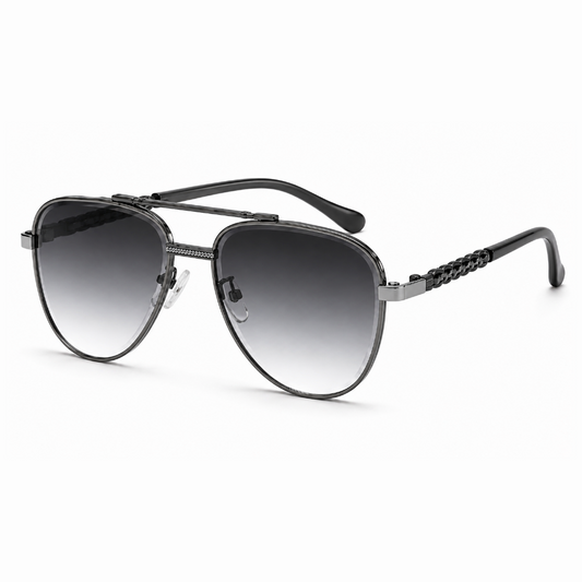EVORA Monarch – Gunmetal Aviator Premium Sunglasses