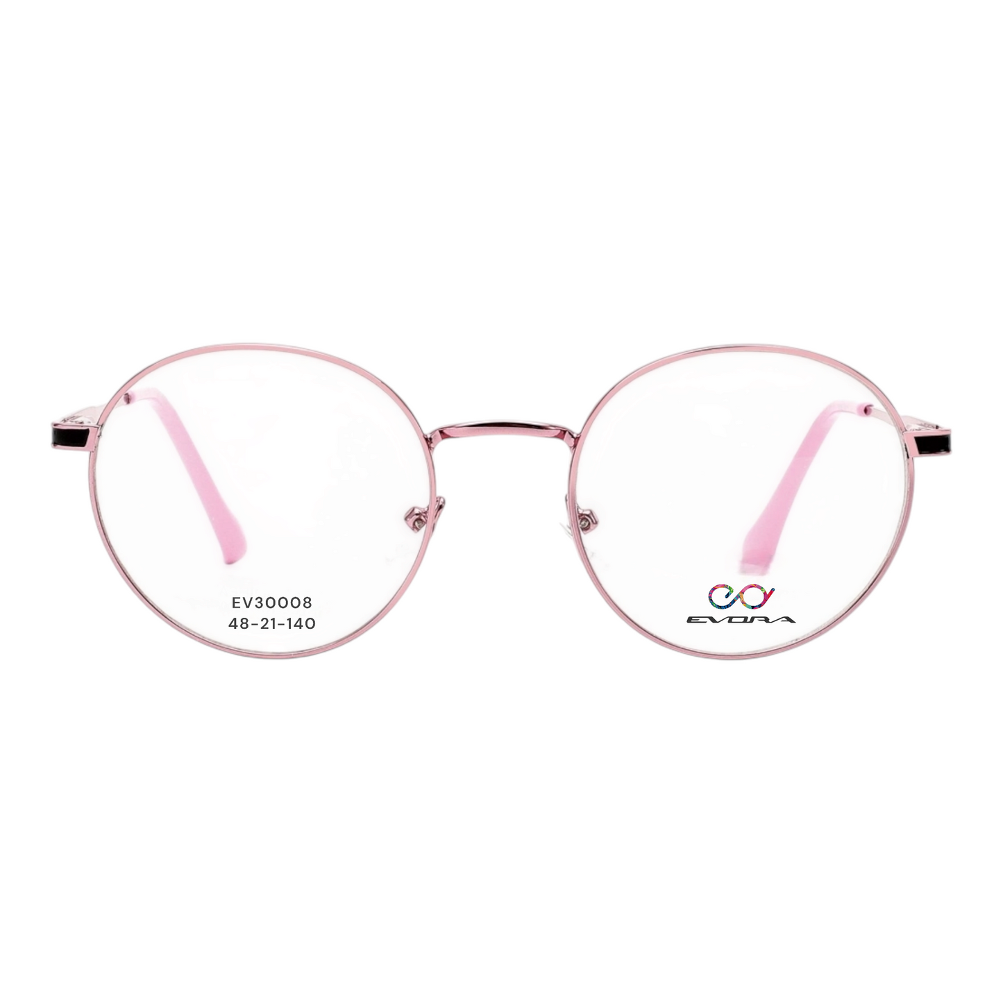 EV30001 Lightweight Metal Eyeglasses | Stylish Rectangle Frames for Men & Women | 48-21-140