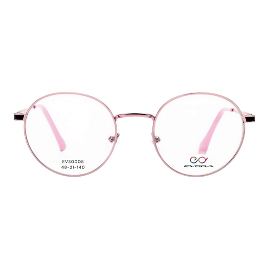 EV30001 Lightweight Metal Eyeglasses | Stylish Rectangle Frames for Men & Women | 48-21-140