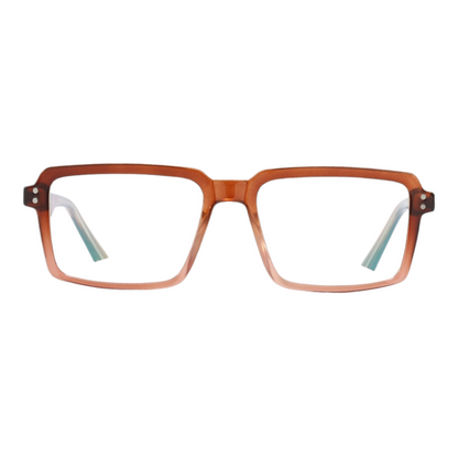 EVORA 8013 TR90 Eyewear Frame – Movie Star Bold | Brown | Lightweight & Durable | 52-18-145 - EVORA