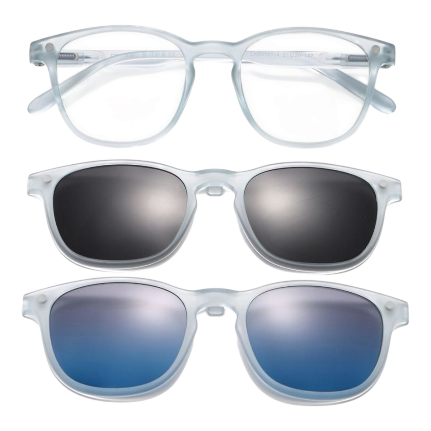 EVORA Hustle Switch – 2-in-1 Magnetic Clip-On Eyewear | Ultra-Light Flexible TR90 Frame | 10+ Stylish Colors Available - EVORA