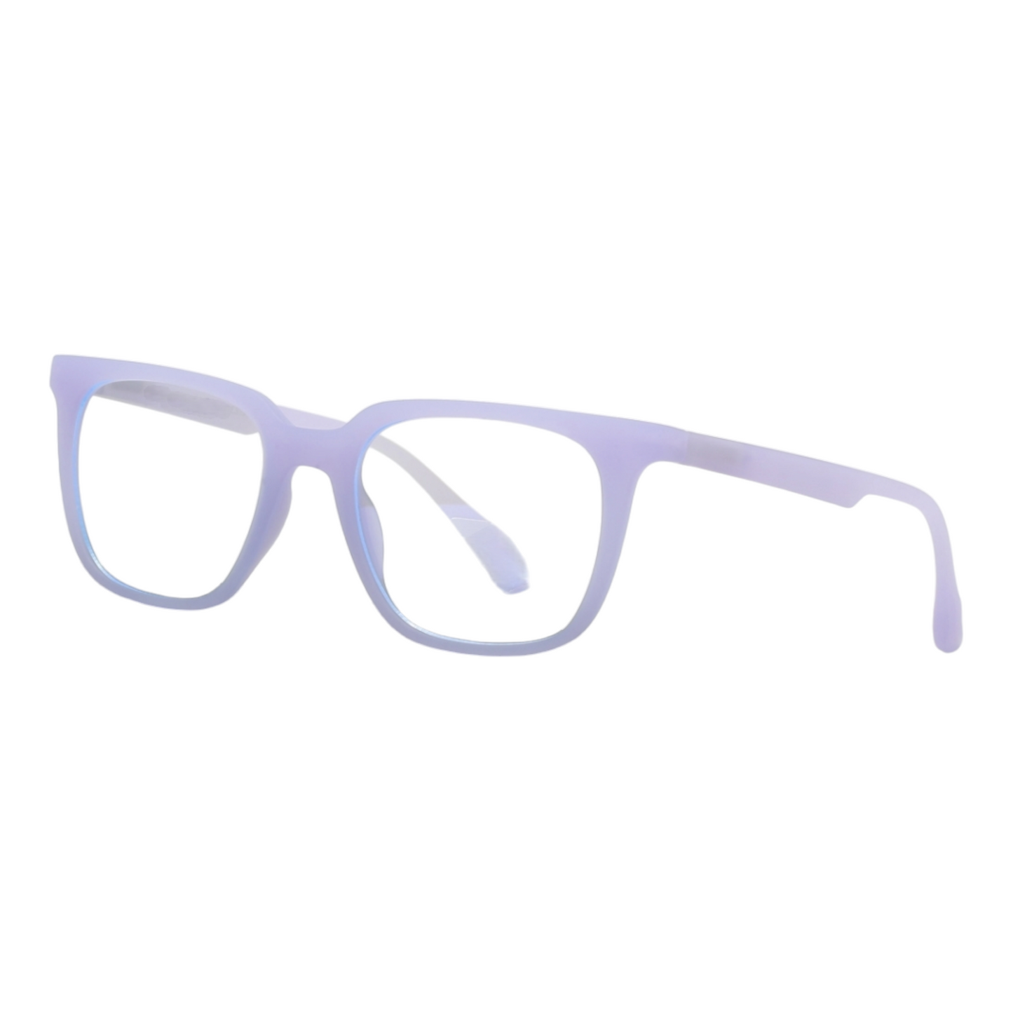 EVORA Hustle | Transparent Purple Bluecut Anti-Glare Computer Glasses | Zero Power | Unisex Medium | EV6002