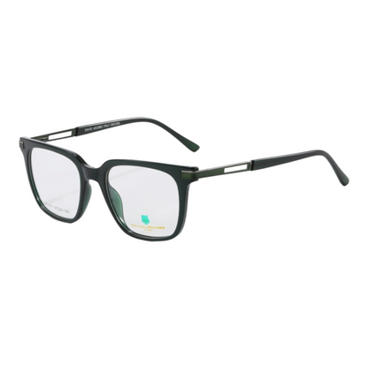 EVORA X David Jacobs HP3001 | Square Eyeglasses – Stylish Italian Design | 15+ Color Options | Unisex TR90 Frame (51-21-142) - EVORA