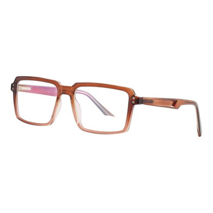 EVORA 8013 TR90 Eyewear Frame – Movie Star Bold | Brown | Lightweight & Durable | 52-18-145 - EVORA