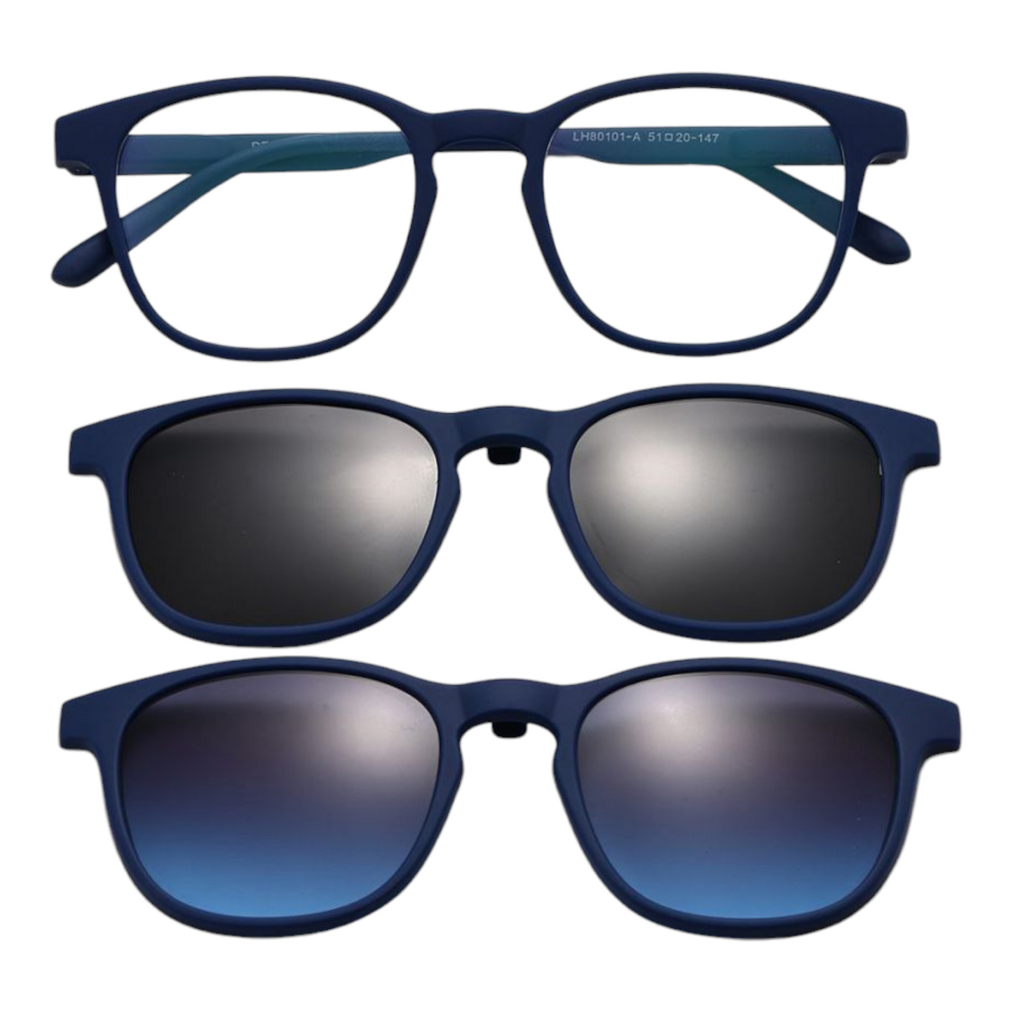 EVORA Hustle Switch – 2-in-1 Magnetic Clip-On Eyewear | Ultra-Light Flexible TR90 Frame | 10+ Stylish Colors Available - EVORA