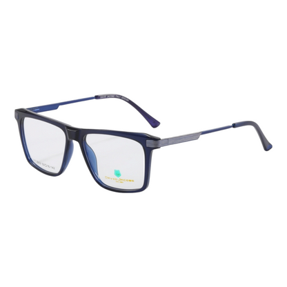 EVORA X David Jacobs HP3002 | Square Eyeglasses – Stylish Italian Design | 15+ Color Options | Unisex TR90 Frame (50-16-142) - EVORA