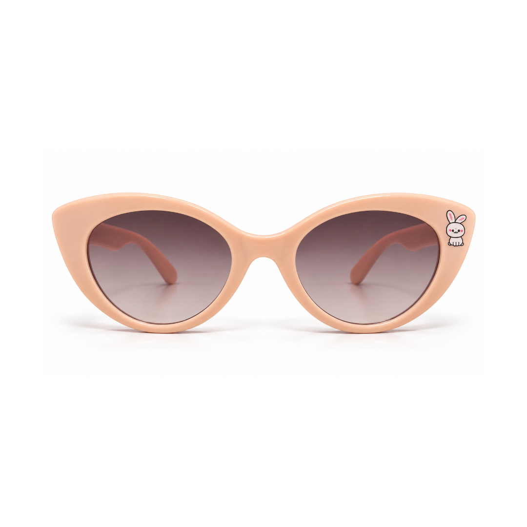 EVORA Kids Cat-Eye Sunglasses – Peach | Ages 3–7 Years