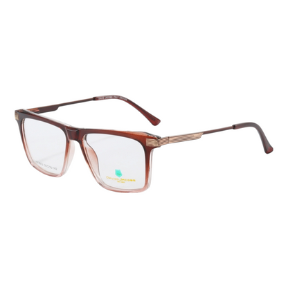 EVORA X David Jacobs HP3002 | Square Eyeglasses – Stylish Italian Design | 15+ Color Options | Unisex TR90 Frame (50-16-142) - EVORA