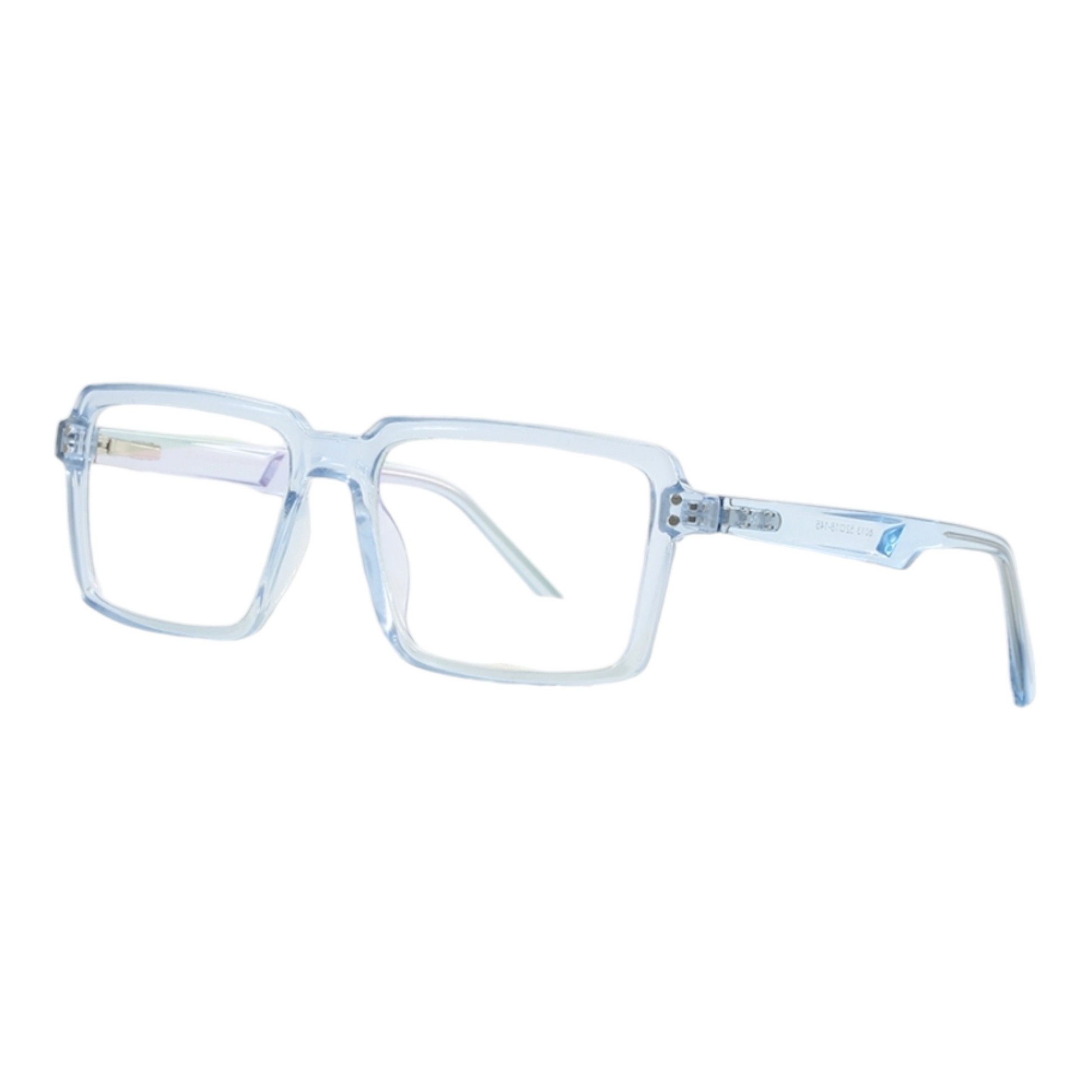 EVORA 8013 TR90 Eyewear Frame – Movie Star Bold | Sky Blue | Lightweight & Durable | 52-18-145 - EVORA