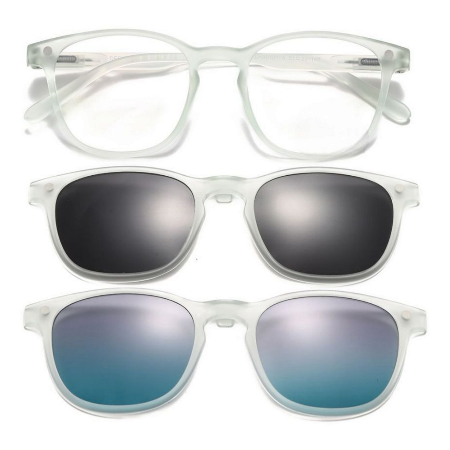 EVORA Hustle Switch – 2-in-1 Magnetic Clip-On Eyewear | Ultra-Light Flexible TR90 Frame | 10+ Stylish Colors Available - EVORA