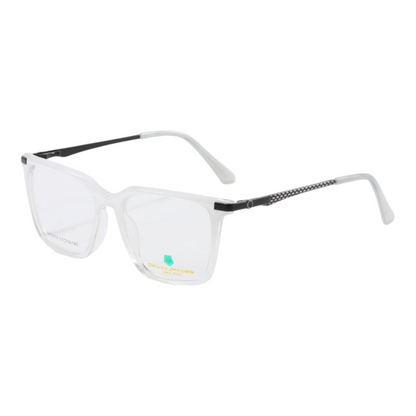 EVORA X David Jacobs HP3012 | Square Eyeglasses – Stylish Italian Design | 15+ Color Options | Unisex TR90 Frame (51-19-140) - EVORA