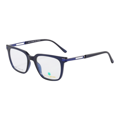 EVORA X David Jacobs HP3001 | Square Eyeglasses – Stylish Italian Design | 15+ Color Options | Unisex TR90 Frame (51-21-142) - EVORA